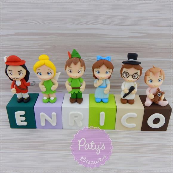Cubos Decorados Peter Pan (valor Unitário)