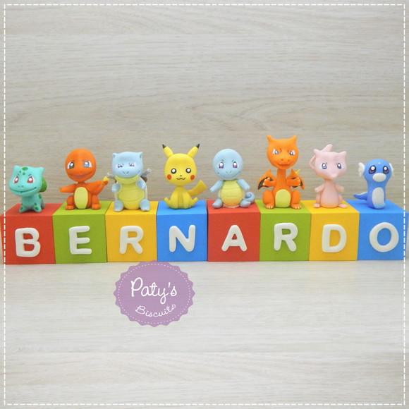 Cubos Decorados Pokémon (valor Unitário)