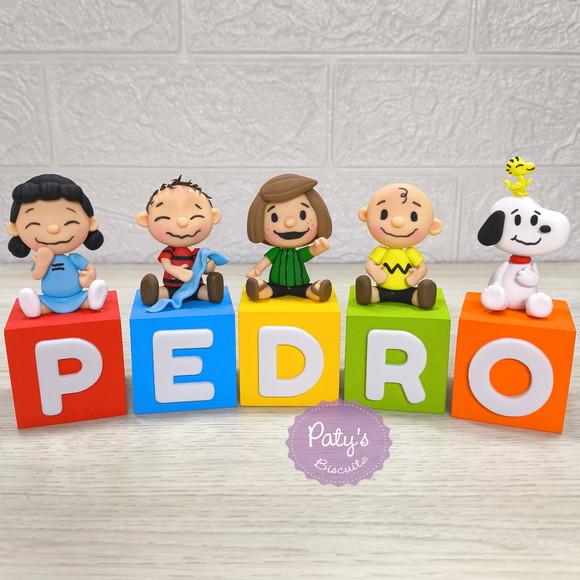 Cubos Decorados Snoopy e Charlie Brown (valor Unitário)