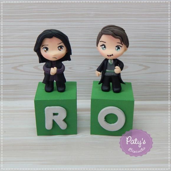 Cubos Decorados Sonserina / Harry Potter (unitário)