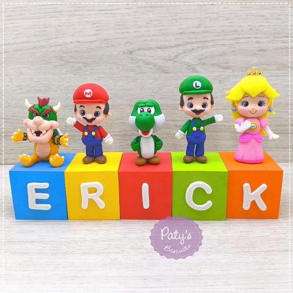 Cubos Decorados Super Mario Bros. (valor Unitário)