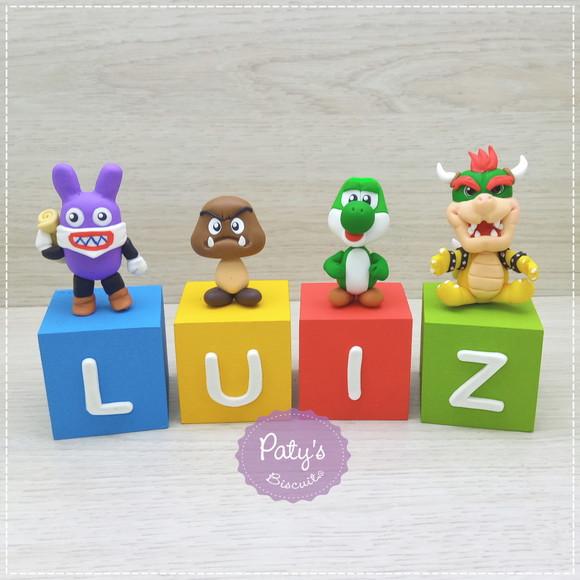 Cubos Decorados Super Mario Bros. (valor Unitário)