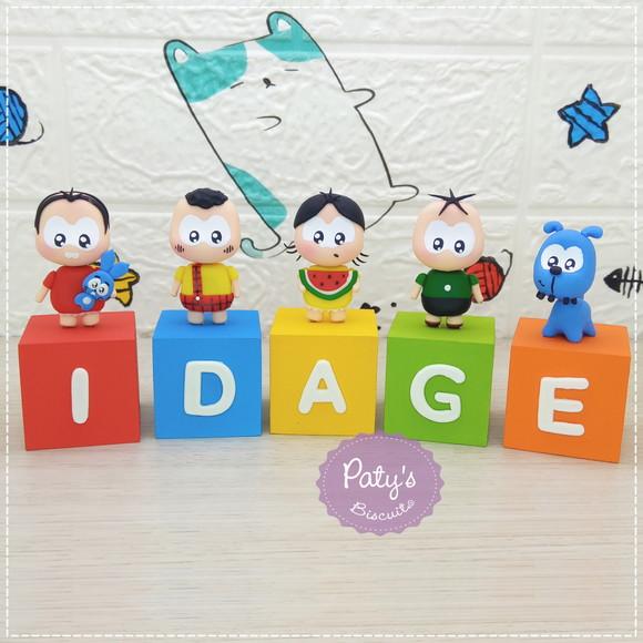 Cubos Decorados Turma da Mônica Toy (valor Unitário)