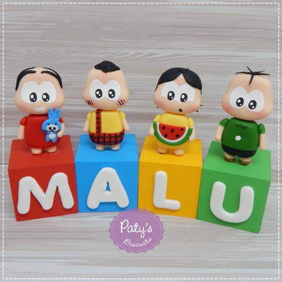 Cubos Decorados Turma da Mônica Toy (valor Unitário)