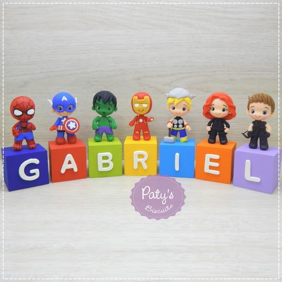 Cubos Decorados Vingadores (valor Unitário)