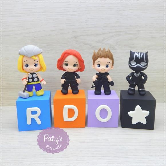 Cubos Decorados Vingadores (valor Unitário)
