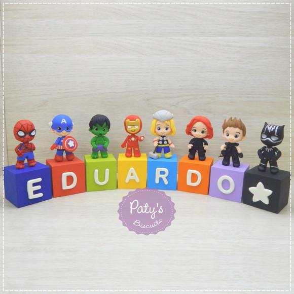 Cubos Decorados Vingadores (valor Unitário)