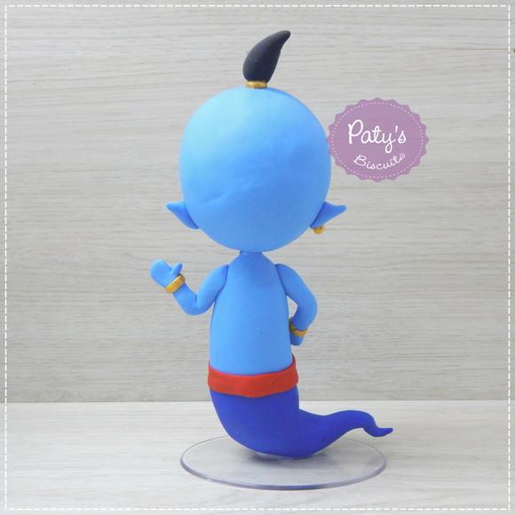 Miniatura / Topo de Bolo Gênio da Lâmpada - Aladdin (12cm)