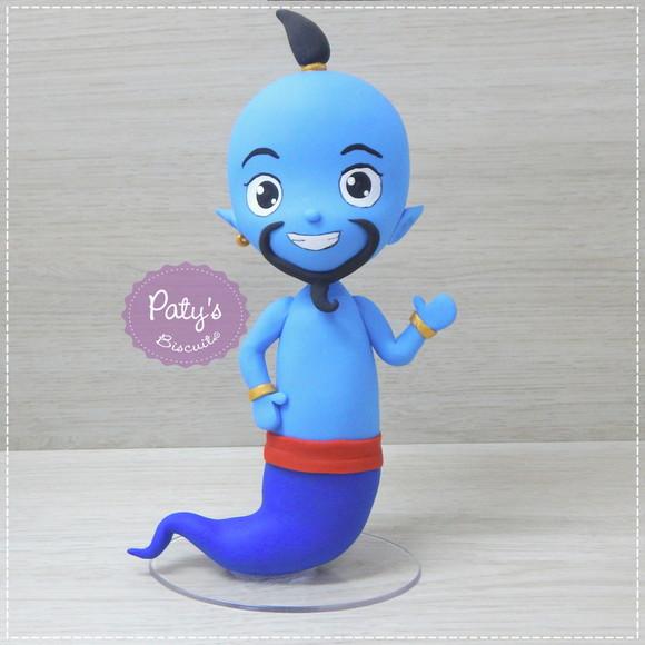 Miniatura / Topo de Bolo Gênio da Lâmpada - Aladdin (12cm)