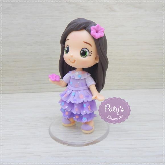 Miniatura / Topo de Bolo Isabella Madrigal 8cm - Encanto
