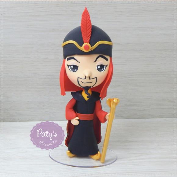 Miniatura / Topo de Bolo Jafar - Aladdin (12cm)
