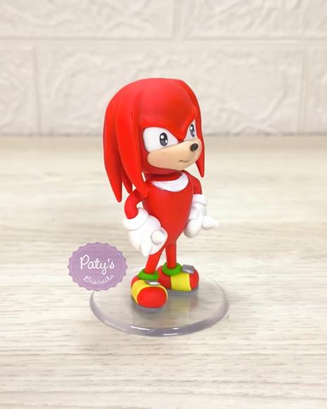 Miniatura / Topo de Bolo Knuckles 8cm - Sonic The Hedgehog