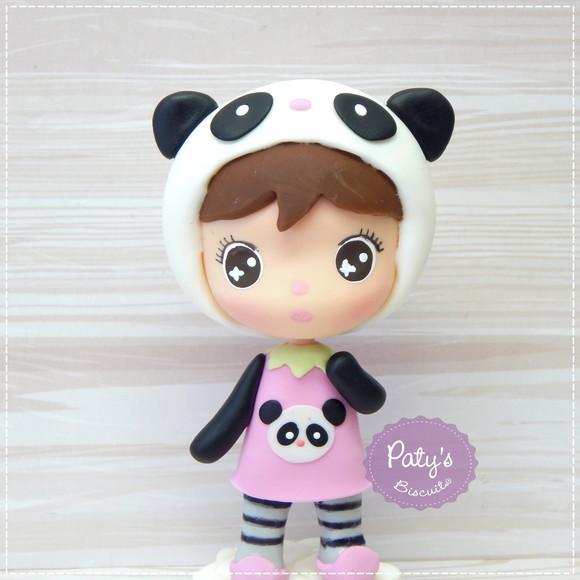Miniatura / Topo de Bolo Metoo Panda 8cm