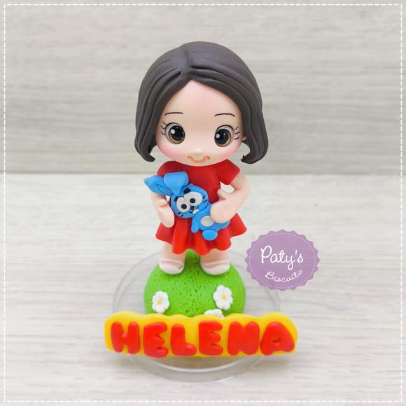 Miniatura / Topo de Bolo Mônica - Turma da Mônica