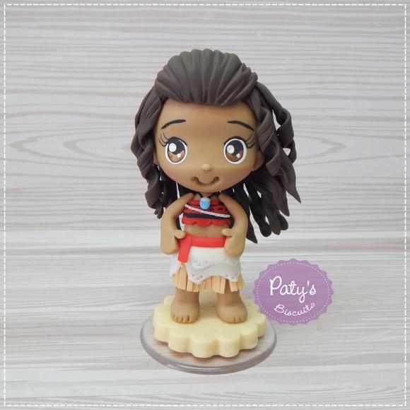 Miniatura / Topo de Bolo Moana 8cm