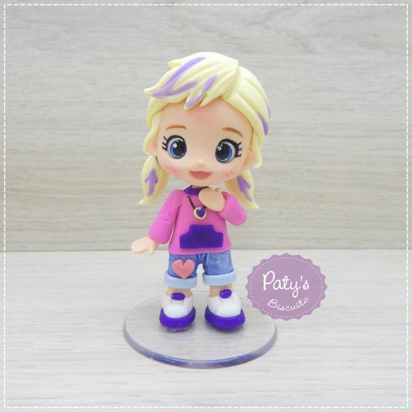 Miniatura / Topo de Bolo Polly 8cm