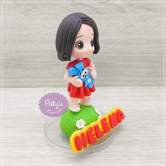 Miniatura / Topo de Bolo Mônica - Turma da Mônica