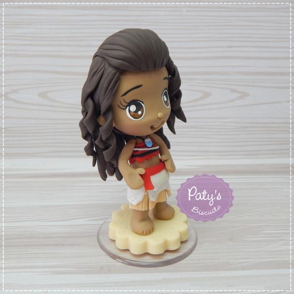 Miniatura / Topo de Bolo Moana 8cm