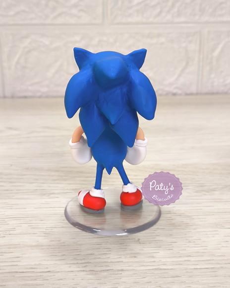 Miniatura / Topo de Bolo Sonic 8cm - Sonic The Hedgehog