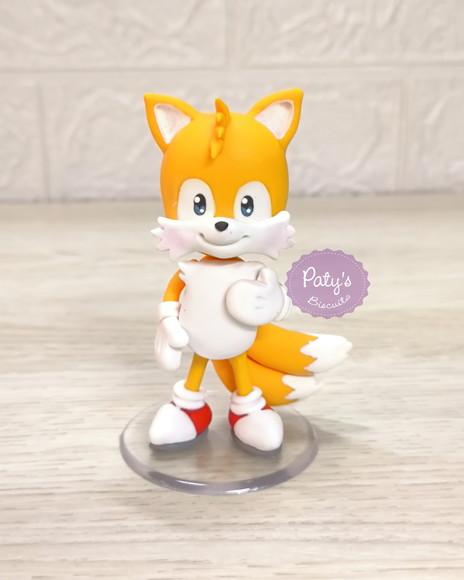 Miniatura / Topo de Bolo Tails 8cm - Sonic The Hedgehog