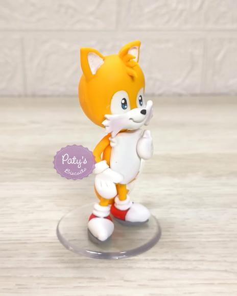 Miniatura / Topo de Bolo Tails 8cm - Sonic The Hedgehog