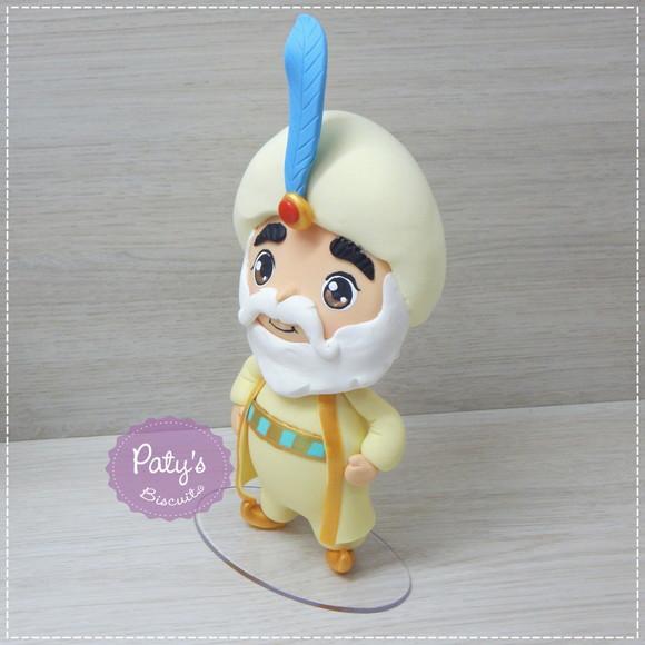 Miniatura / Topo de Bolo Sultão - Aladdin (10cm)