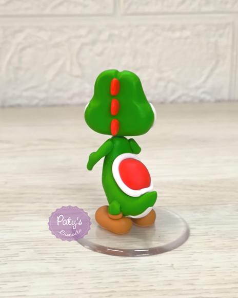 Miniatura / Topo de Bolo Yoshi 7cm - Super Mario Bros.
