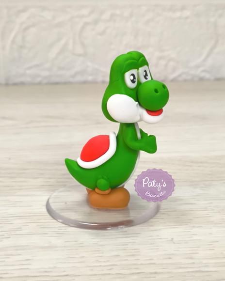 Miniatura / Topo de Bolo Yoshi 7cm - Super Mario Bros.