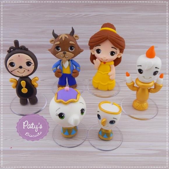 Miniatura a Bela e a Fera 8cm (valor unitário)