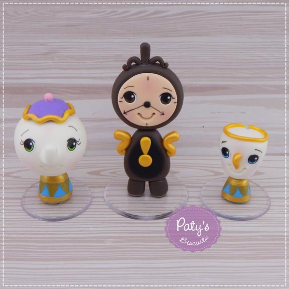 Miniatura a Bela e a Fera 8cm (valor unitário)