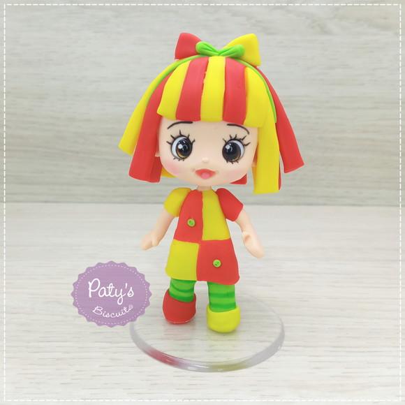 Miniatura Emília 8cm - Sítio do Pica-pau Amarelo