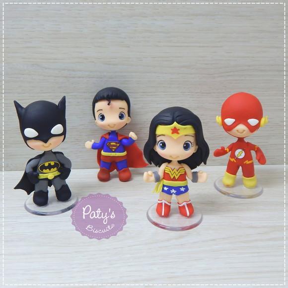 Miniatura Flash 8cm - Liga da Justiça/ Super Heróis