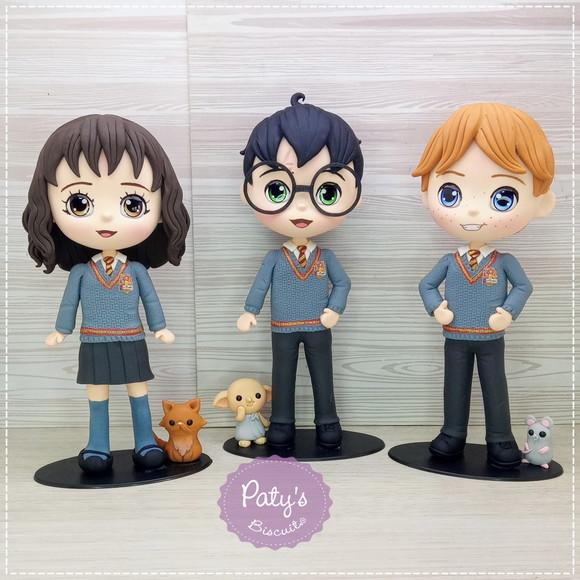 Miniatura Harry Potter 12cm (valor Unitário)
