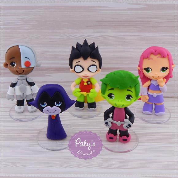 Miniatura Jovens Titãs em Ação 8cm (unitário)
