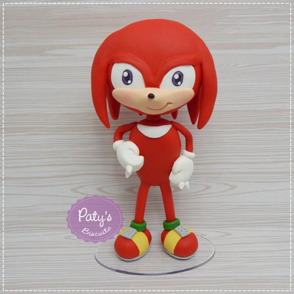 Miniatura Knuckles 12cm - Sonic The Hedgehog