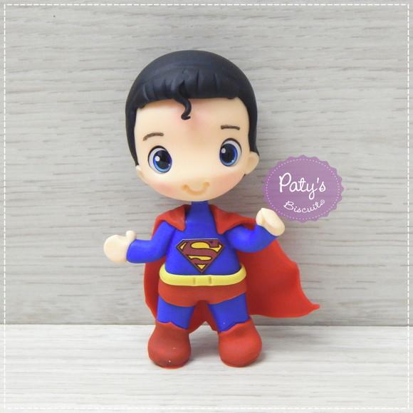 Miniatura Superman 8cm - Liga da Justiça/ Super Heróis
