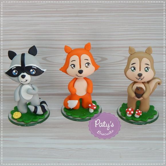 Miniaturas Bichinhos da Floresta / Woodland 8cm (unitário)