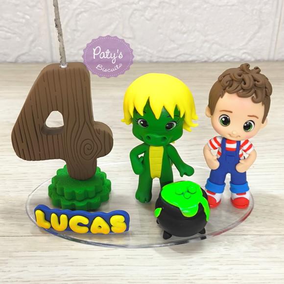 Topinho com Vela Cuca e Pedrinho - Sítio do Pica-Pau Amarelo