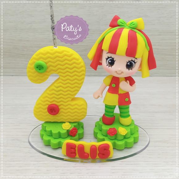 Topinho com Vela Emília - Sítio do Pica-Pau Amarelo