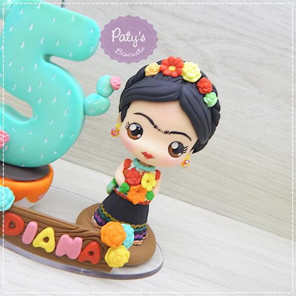 Topinho com Vela Frida Kahlo