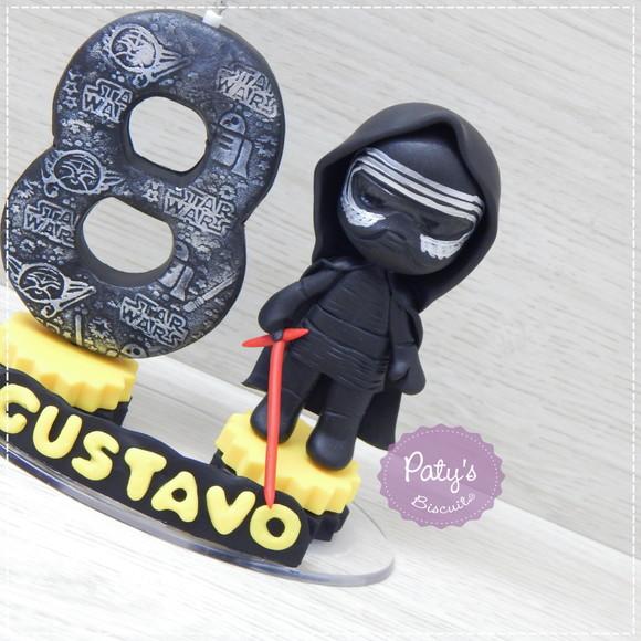 Topinho com Vela Kylo Ren - Star Wars