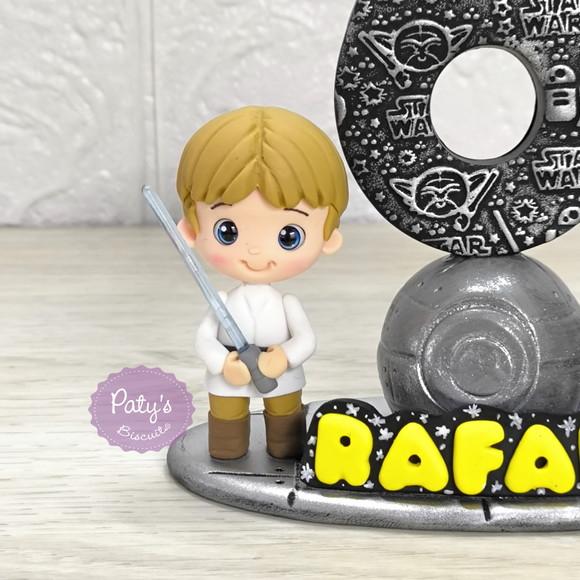 Topinho com Vela Luke e Darth Vader - Star Wars