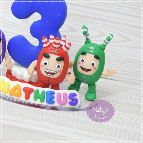Topinho com Vela Oddbods (mod. 02)
