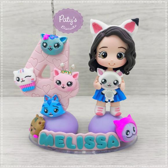Topinho com Vela Personalizado a Casa Mágica da Gabby