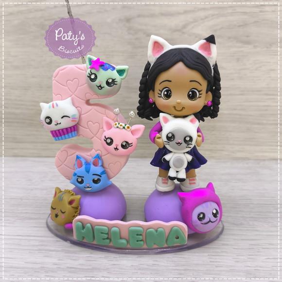 Topinho com Vela Personalizado a Casa Mágica da Gabby