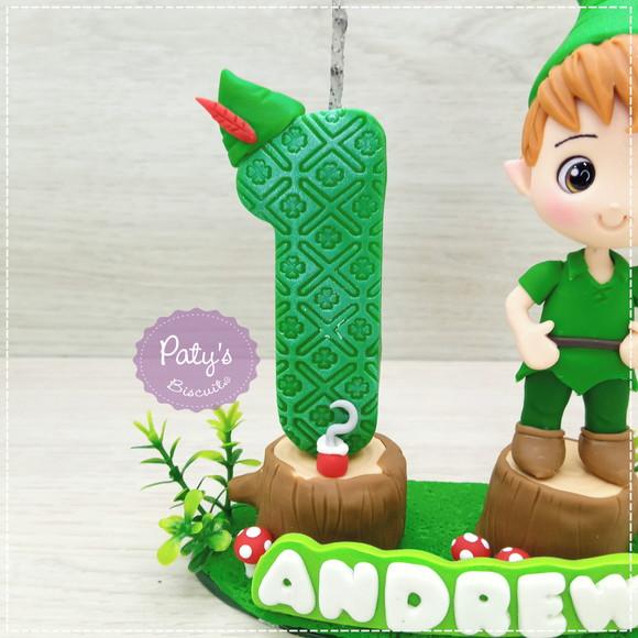Topinho com Vela Peter Pan