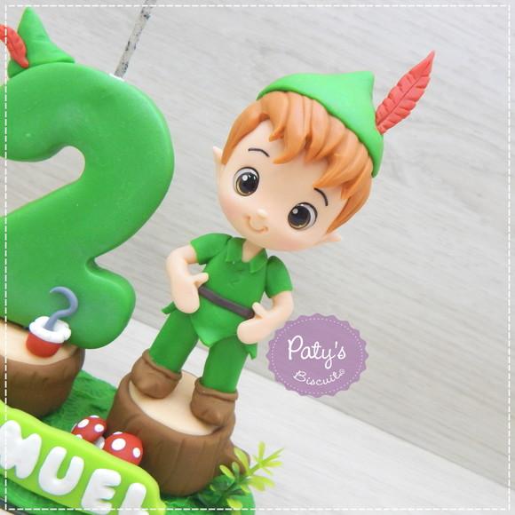 Topinho com Vela Peter Pan