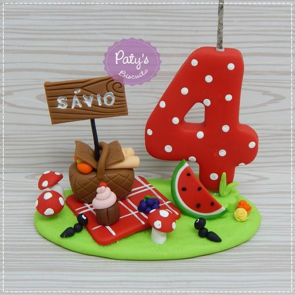 Topinho com Vela Picnic