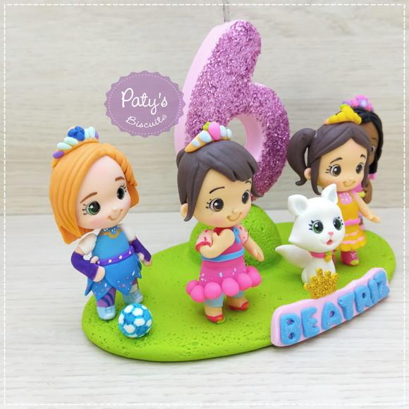 Topinho com Vela Princess Power