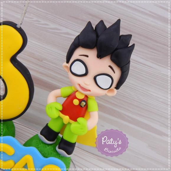 Topinho com Vela Robin - Jovens Titãs em Ação